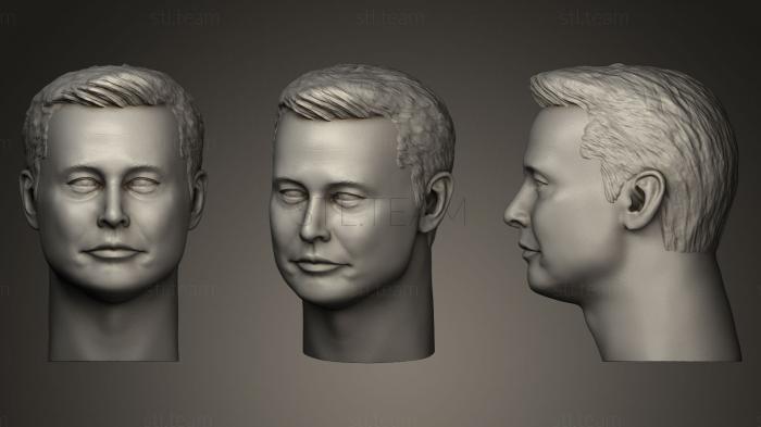 3D модель Голова Илона Маска (STL)